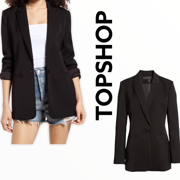 Topshop Jackets & Blazers - TopShop Tailored Single Button Blazer